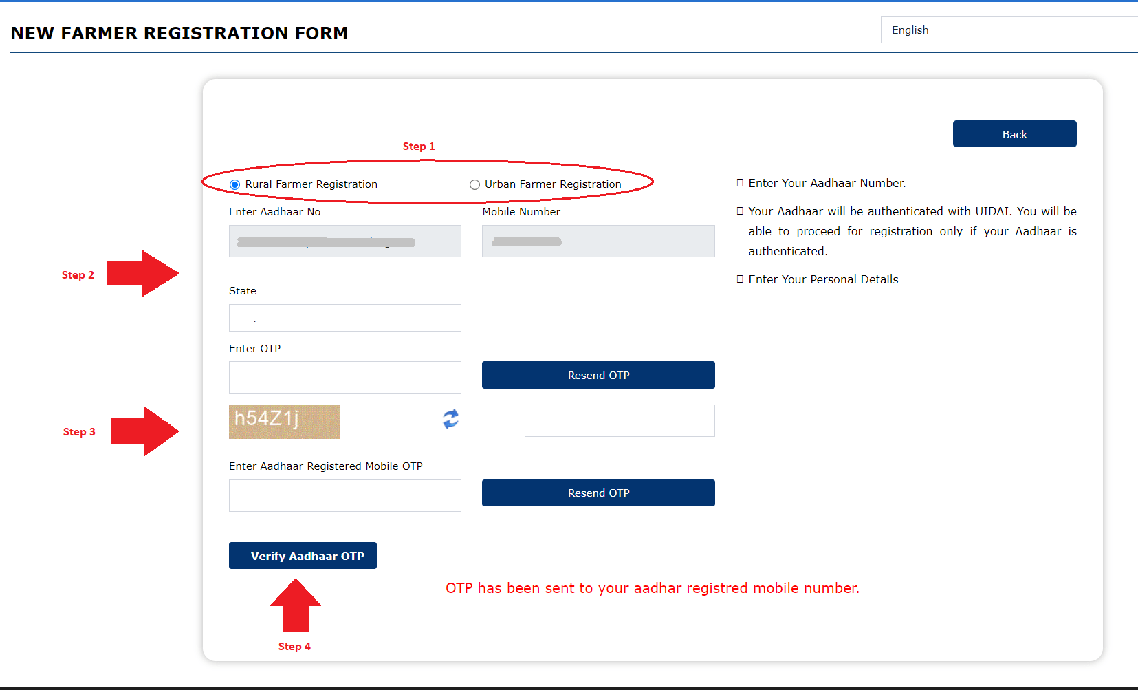 kisan registration online form
